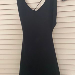 Little black dress low back